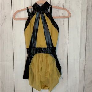 Kelle Black and Gold Jazz Costume